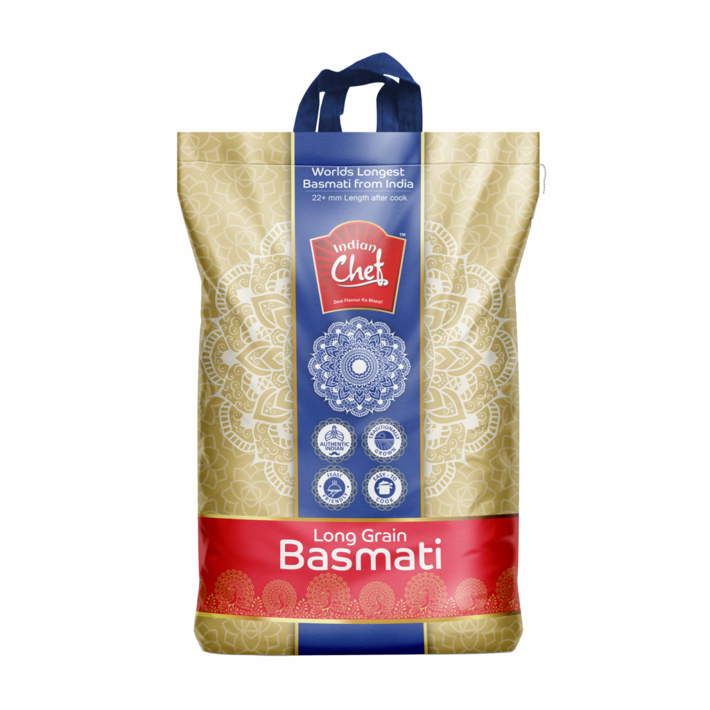 Indian Chef Extra Long Basmati Rice 10KG