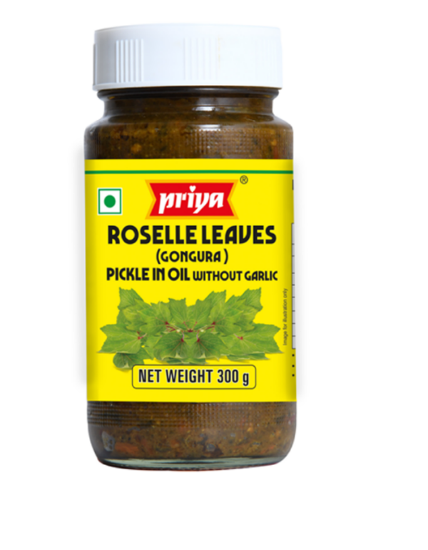 Gongura With Out Garlic Pickle 300G