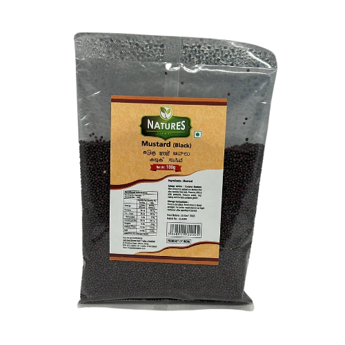 Natures Mustard Seeds (Black) 100G