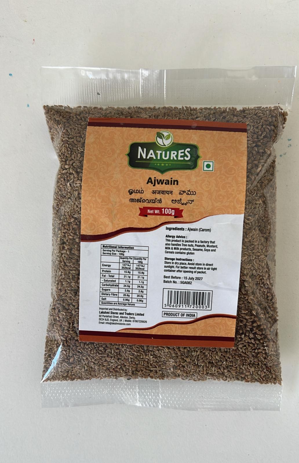 Natures Ajwain Seeds 100G