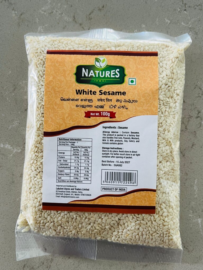 Natures Till Seeds (Sesame) White 100G